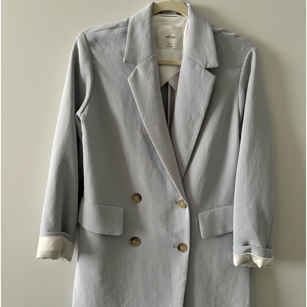 Wilfred Cherrelle Blazer in baby blue/grey 🦋